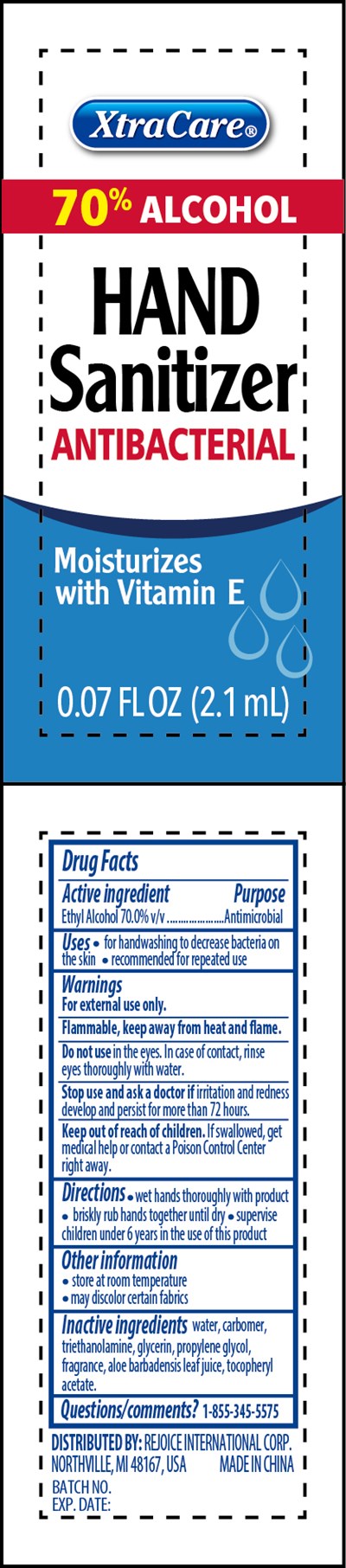 Label (Hand Sanitizer Pouch Individual)